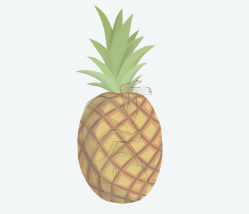 Size of baby: Pineapple
