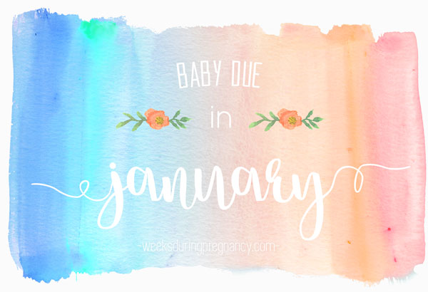 Due Date in January - Announcement Image