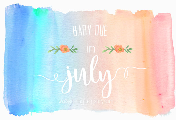 Due Date in July - Announcement Image
